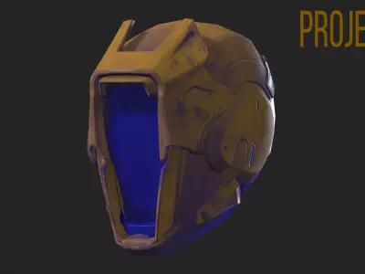 Project 1 - Orange Revenger  Low-poly 3D model