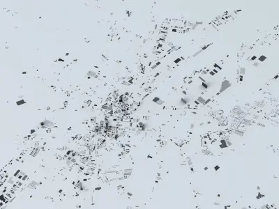 Belfast Streets and Buildings 3D model