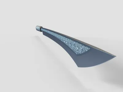 katana snake skin texture 3D print model  3D print model