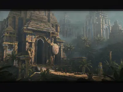 LOST INDIAN RELICS - Kitbash Set 3D model