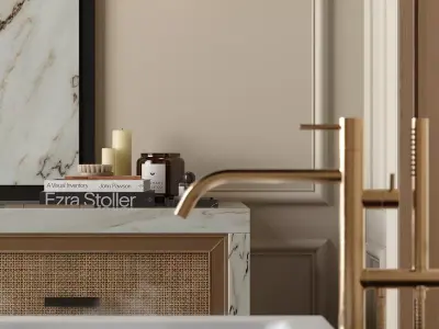 Corona render Interior scene 3ds max 3D model