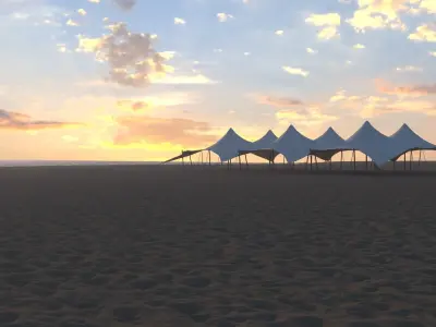 Bedouin Tent  3D model