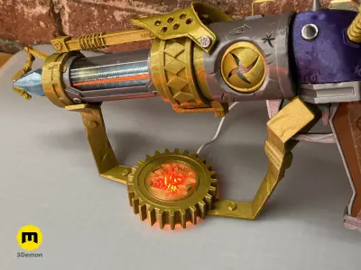 Jinx Pistol Stand Free 3D print model