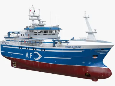  Argos Georgia Deep Sea Longliner Rigged 