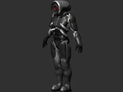 Droid ZB2045 3D print model