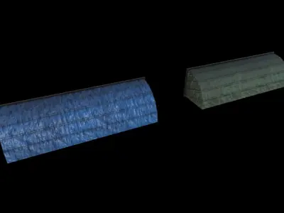 Shop Signs Pack Low-poly 3D model