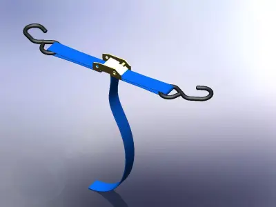 Rachet Strap Free 3D model