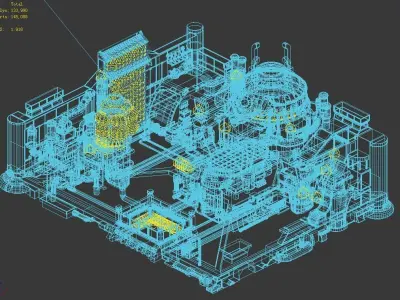 Crystal Palace - Academy of Sciences Indoor 3D model