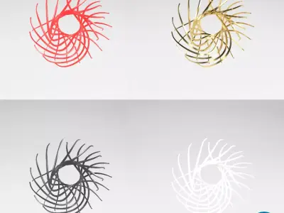 Abstract Shape V2 Pack 01 Low-poly 3D model