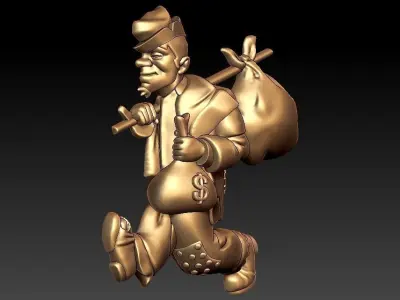 TINTIN EL CAPITAN HADDOCK 3D print model