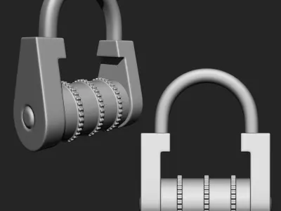 Locks IMM Brush Pack 5 in One 3D model