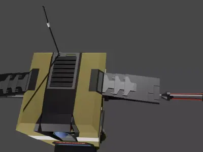 Claptrap Stylized Robot Model Low-poly 3D model