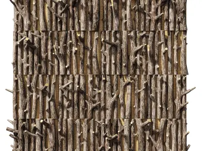 Branch decor n89c 3D model