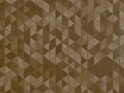 Polished Triangular Oak Parquet Flooring PBR Seamless Texture