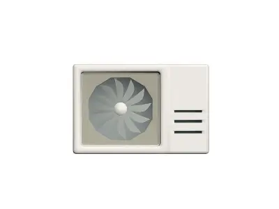 Air Conditioning Low-poly 3D model