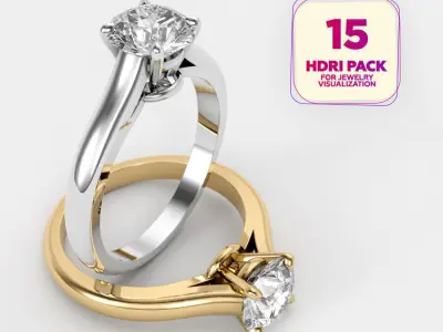 Studio HDRI Maps for Jewelry Rendering Pack 2 Texture