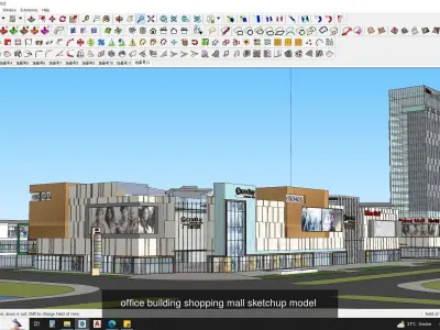 Shopping Mall 3d model collection  3D Model Pack