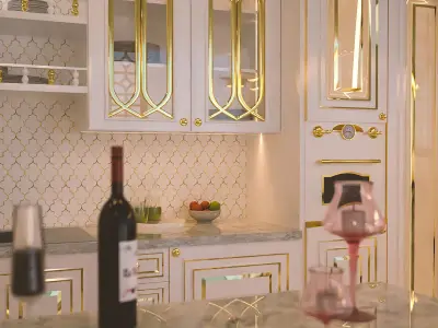 Arabic Kitchen 3D model