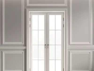 Classic door 4 3D model