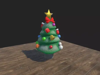 Low-poly Christmas Tree Low-poly 3D model