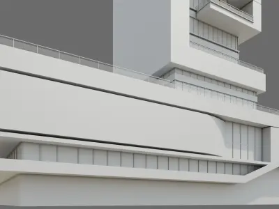 High-Rise building ID009 3D model
