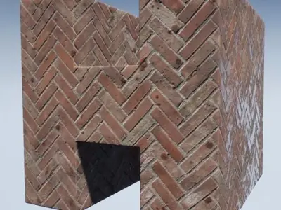 Seamless Customizable Walkway Material Pack 107 Texture