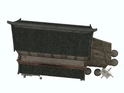 Old houses 3D model buy
