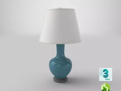 Traditional Table Light Off 3D model