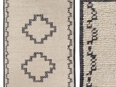 REHANA WOOL RUG 3D model