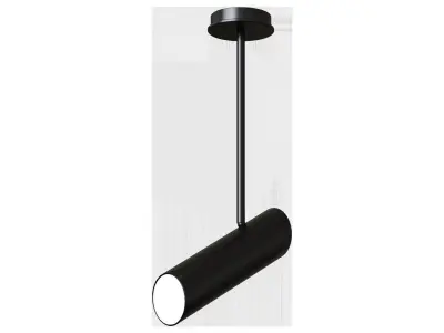 Ceiling lamp Link 1L black 3D model