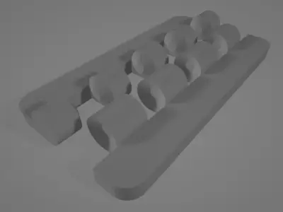 Piano Hinge  Free 3D print model