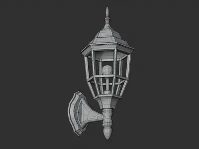 Lamp outdoor 02 3D model
