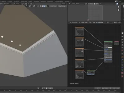 Downlight D153W Low-poly 3D model