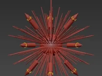 ASTRA Chandelier Sputnik 3D model