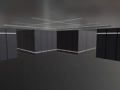 ROOM SCI FI interior 3D model