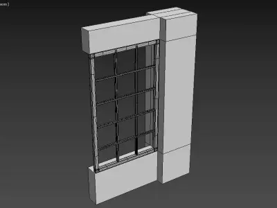 warehouse interior  Low-poly 3D model