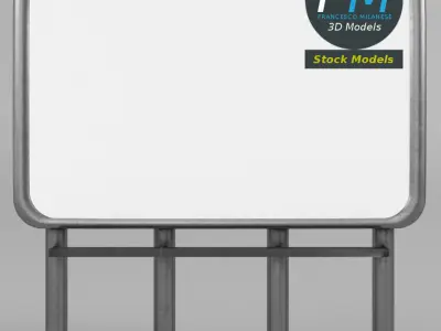 Billboard empty 3D model