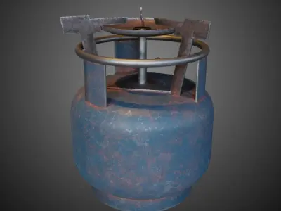 Picnic Tube Low-poly 3D model