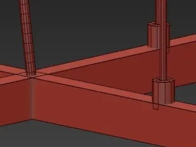 Halo chandelier 3D model