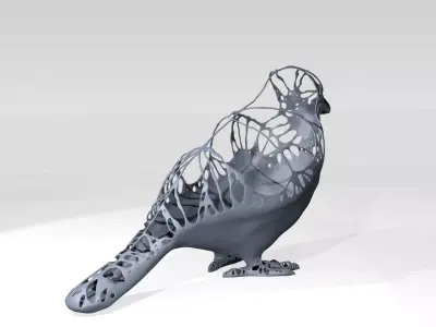 Sparrow Dust Voronoi 3D model