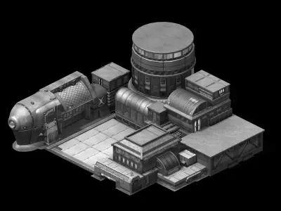 Future World - Black Market Change 05 3D model