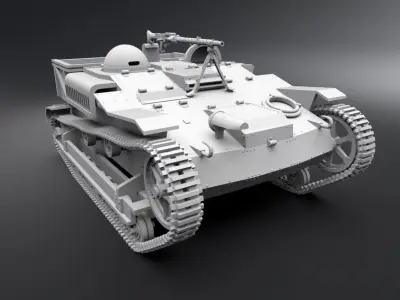 Renault UE Scale model 3D print model