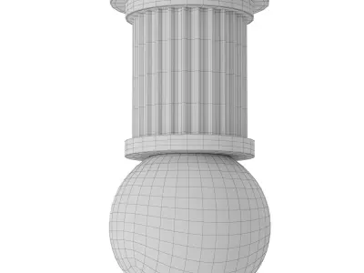 Urban Electric Rex Flush mount MA-1571HR Low-poly 3D model