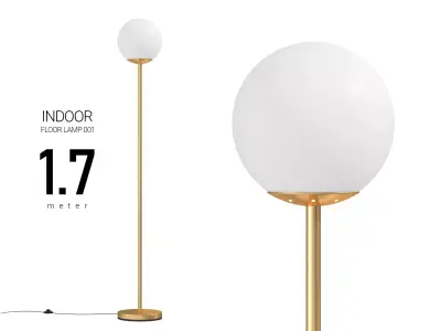Globe Floor Lamp 3D model