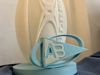 Lampe Rugby et logo aviron bayonnais  3D print model