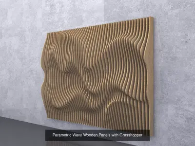 ALL parametric wooden panels 14 MODEL 3D Model Pack