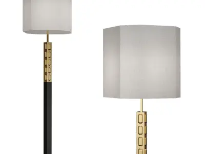 Floor Lamp low poly 3d models collection 10 pieces Low-poly 3D model