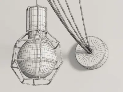 Spider Ceiling Lamp 3D model