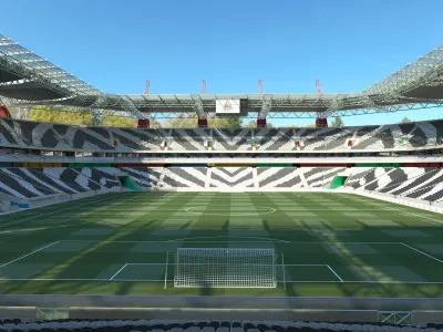 Mbombela stadium 3D model