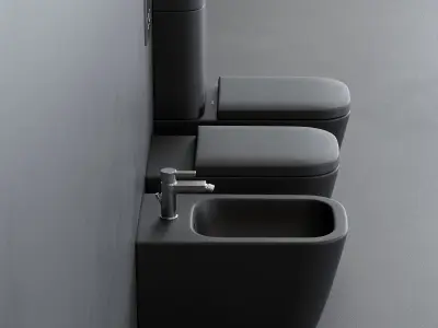Duravit HAPPY D 2 WC Low-poly 3D model